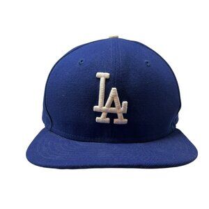 Los Angeles Dodgers 7 3/8 Fitted Baseball Hat Cap On Field New Era 59Fifty MLB